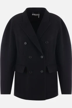 cappotto doppiopetto in lana e cashmere