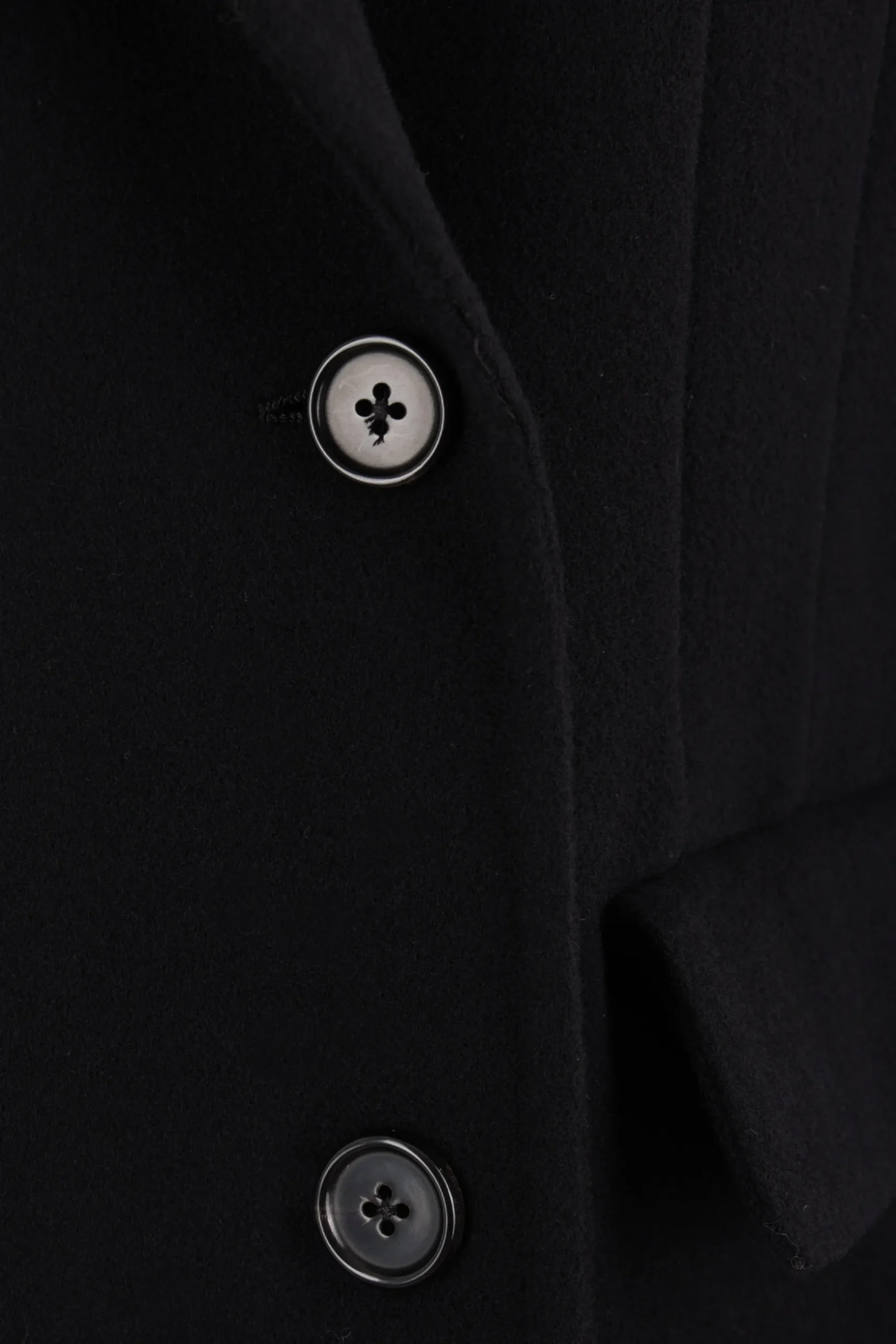 cappotto doppiopetto in lana e cashmere