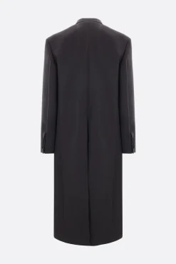 cappotto doppiopetto oversize in lana