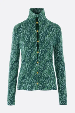 cardigan in jacquard