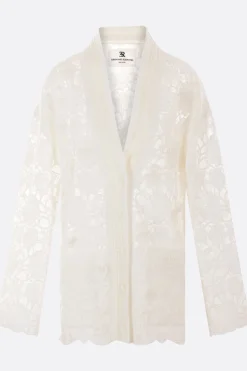 cardigan in pizzo