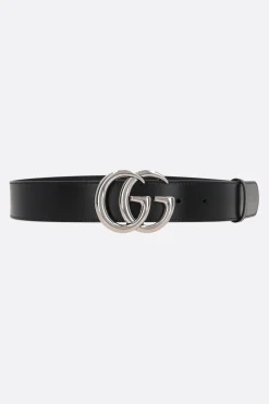 cintura GG Marmont in pelle liscia