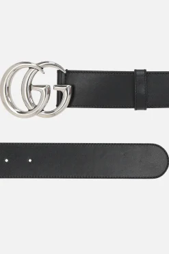 cintura GG Marmont in pelle liscia