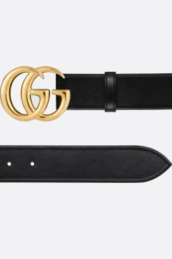 cintura GG Marmont in pelle liscia
