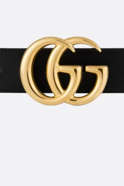 cintura GG Marmont in pelle liscia