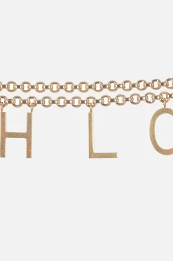 cintura gioiello Chloé Letters