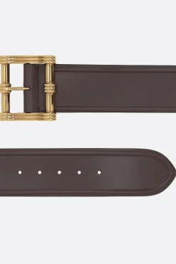 cintura in pelle liscia