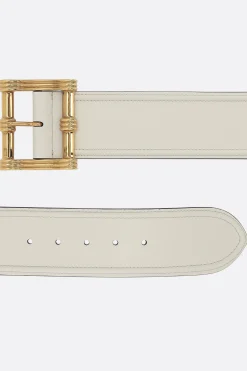 cintura in pelle liscia