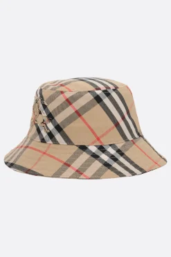 cloche Bias in misto cotone Check