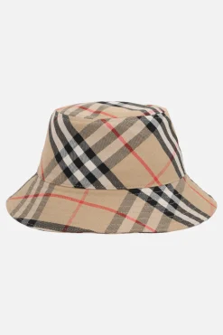 cloche Bias in misto cotone Check