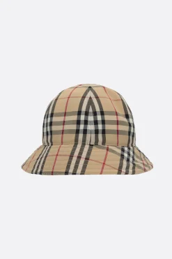 cloche in nylon stampa Burberry Check