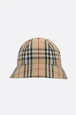 cloche in nylon stampa Burberry Check