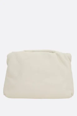 clutch Bourse in pelle martellata