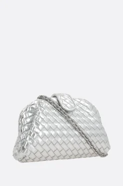 clutch Lauren 1980 small in Intrecciato nappa