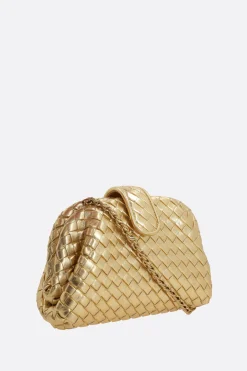 clutch Lauren 1980 small in Intrecciato nappa