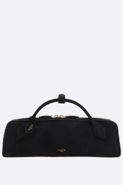 clutch Le Teckel in suede