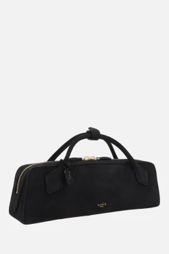 clutch Le Teckel in suede