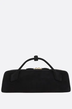 clutch Le Teckel in suede