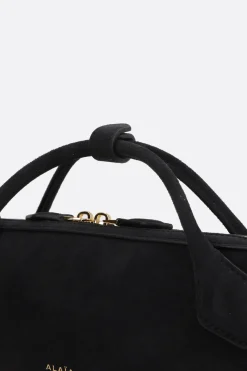 clutch Le Teckel in suede