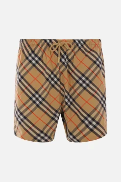 costume da bagno in nylon check