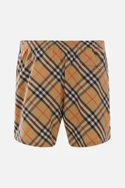costume da bagno in nylon check