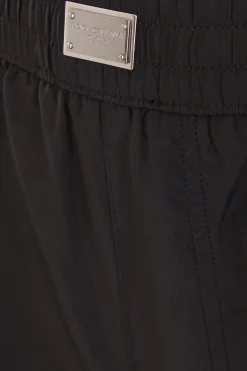 costume da bagno in nylon placca logo