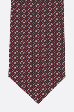 cravatta in jacquard di seta