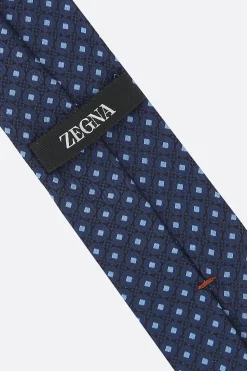 cravatta in jacquard di seta