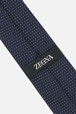 cravatta in jacquard di seta