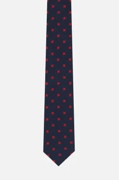 cravatta in jacquard di seta