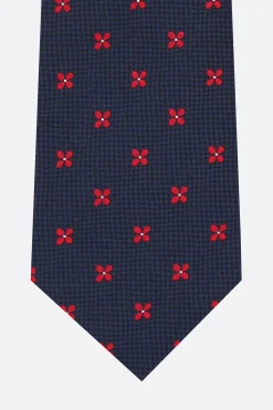 cravatta in jacquard di seta