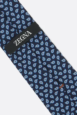 cravatta in jacquard di seta