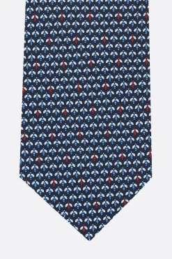 cravatta in jacquard di seta