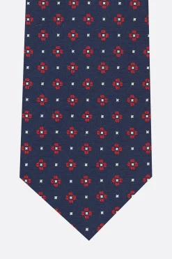 cravatta in jacquard di seta