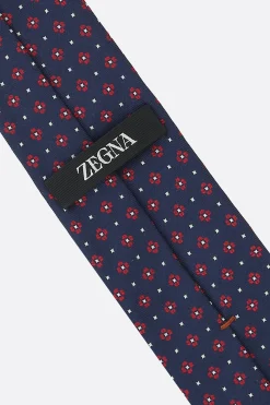 cravatta in jacquard di seta