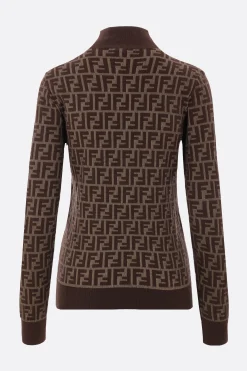 dolcevita in maglia di cotone FF