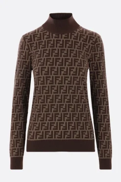 dolcevita in maglia di cotone FF