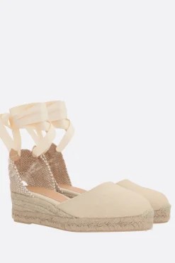 espadrilla con zeppa Carina in canvas