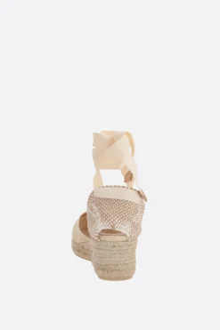 espadrilla con zeppa Carina in canvas