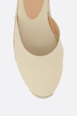 espadrilla con zeppa Carina in canvas