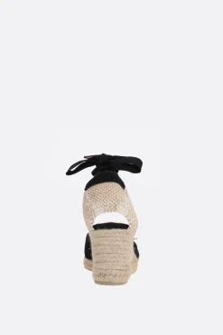 espadrilla con zeppa Carina in canvas e iuta