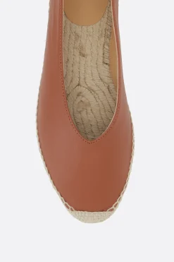espadrilla flatform Gea/2/205 in pelle liscia