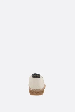 espadrilla in canvas ricamo Saint Laurent