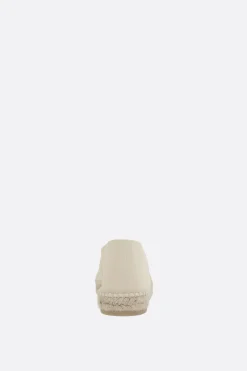 espadrilla Katty in canvas e pelle liscia