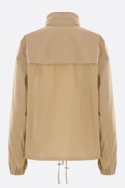 giacca a vento in cotone e nylon