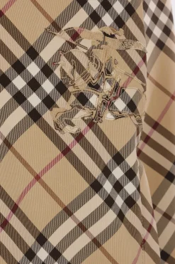 giacca a vento in twill Check