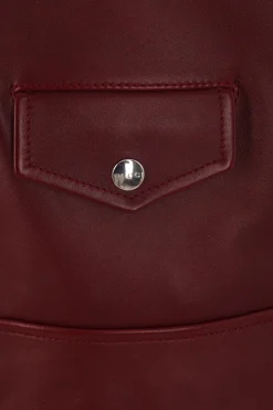 giacca biker in pelle