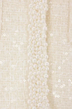 giacca cropped in bouclé
