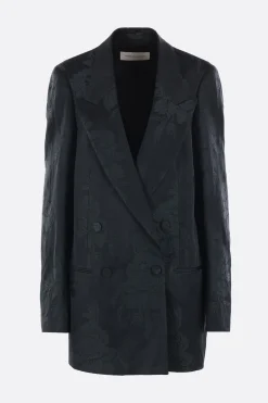 giacca doppiopetto Blink in jacquard
