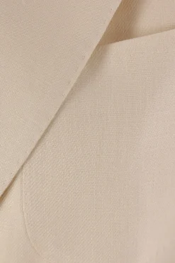 giacca doppiopetto in lino